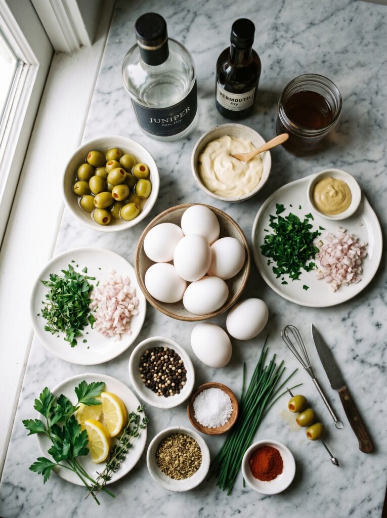 Dirty Martini Deviled Eggs: A Sophisticated Twist - image 1