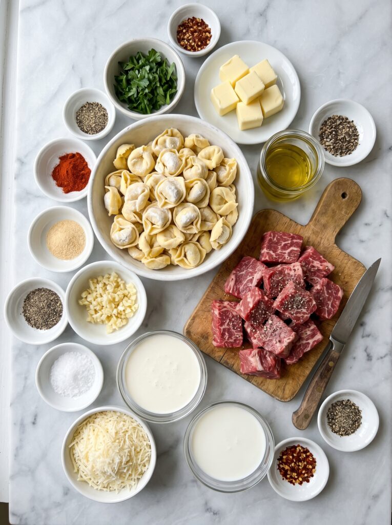 Cracked Garlic Steak Tortellini: A One-Pan Wonder - image 1
