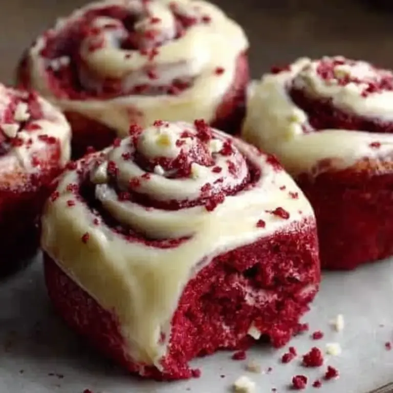 Heavenly Red Velvet Cinnamon Rolls Recipe – The Ultimate Indulgence