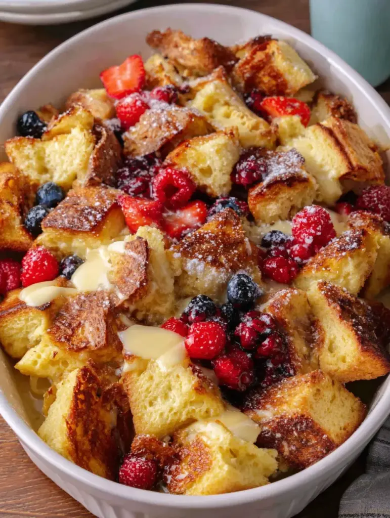 Delicious Overnight French Toast Casserole with Berries - image 3