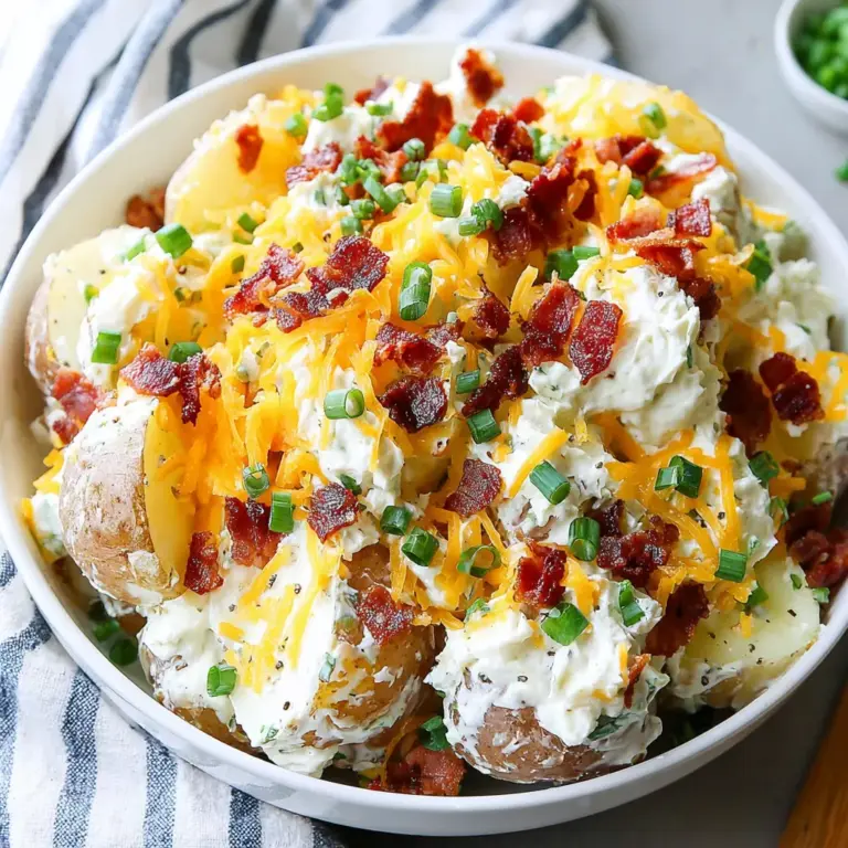 Loaded Baked Potato Salad: Your Next Potluck Favorite