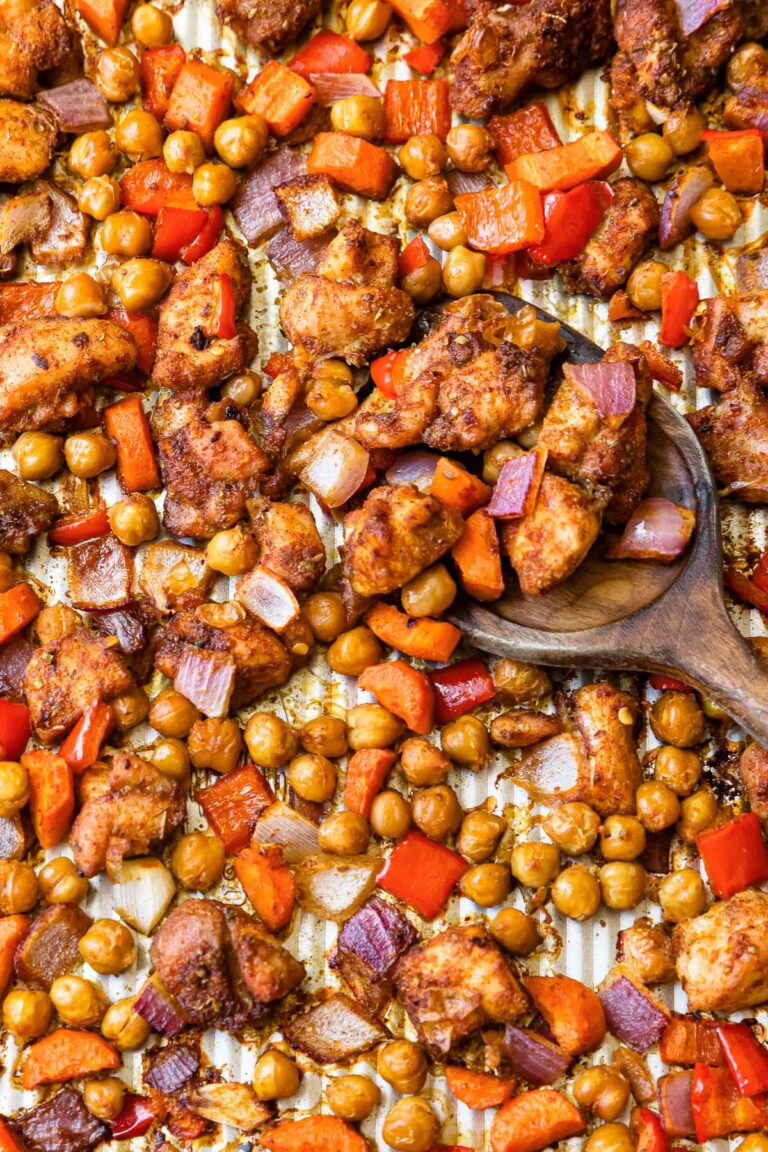 Delicious Chicken Shawarma Sheet Pan Dinner