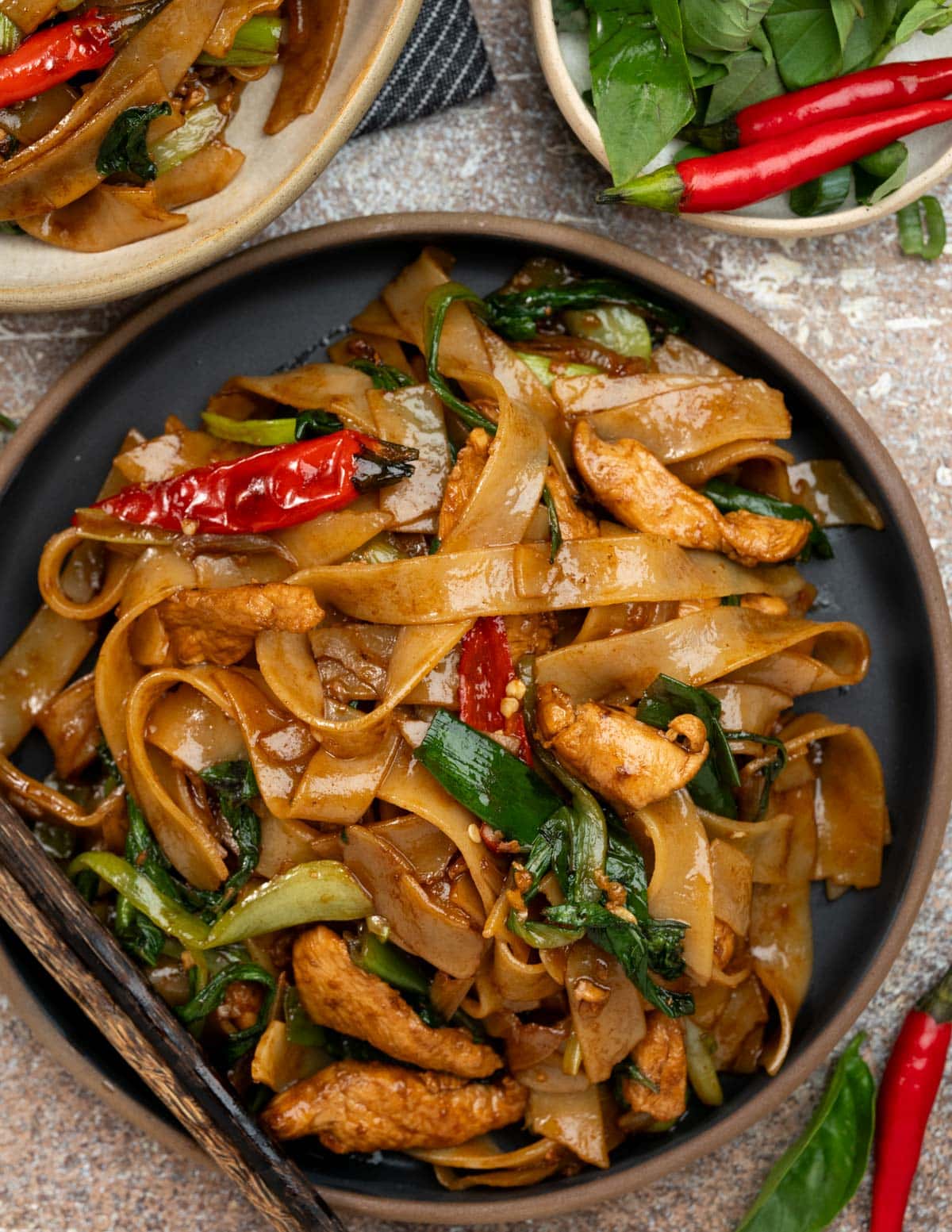 Deliciously Spicy Drunken Noodles (Pad Kee Mao)