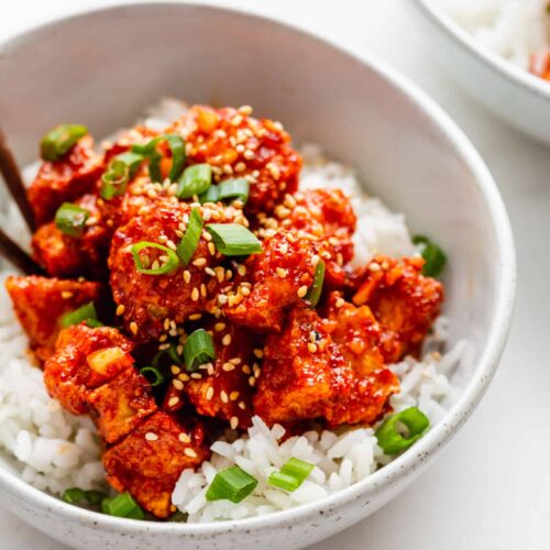 Spicy Gochujang Tofu: A High-Protein Korean Delight