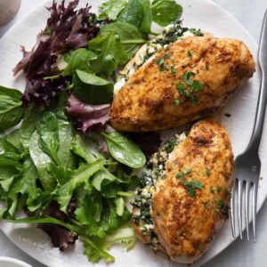 Delicious Spinach Feta Stuffed Chicken