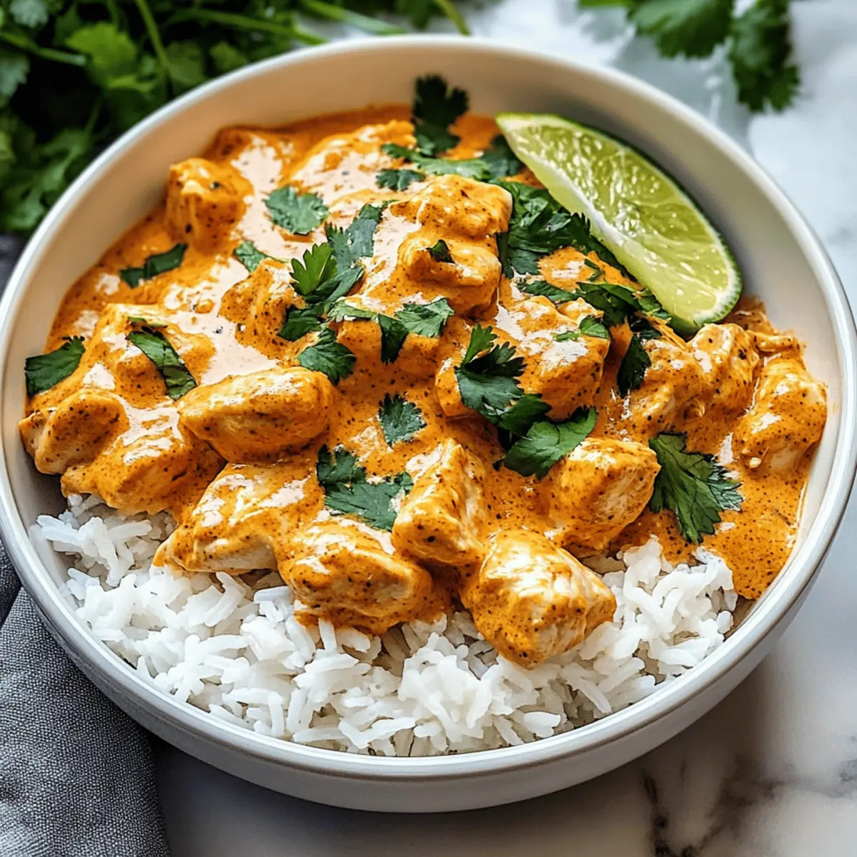 Coconut Chicken Rice Bowl: Creamy Comfort in Every Bite preparation