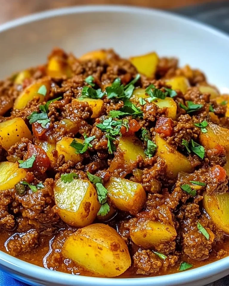 Aloo Keema: Hearty Ground Meat and Potatoes Curry