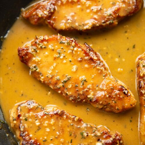 Rosemary Garlic Butter Pork Chops