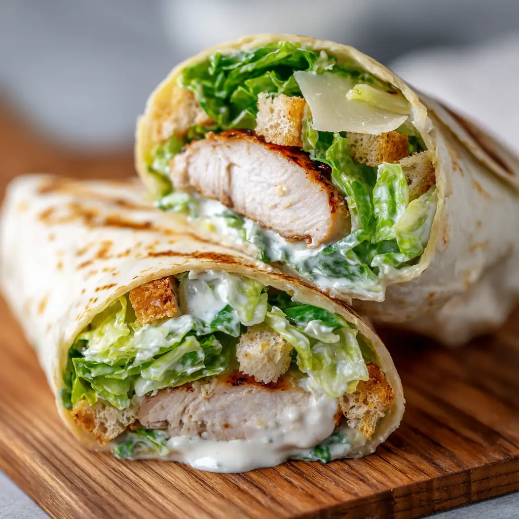 Ultimate Chicken Caesar Wraps: Crispy, Creamy, and Golden-Brown