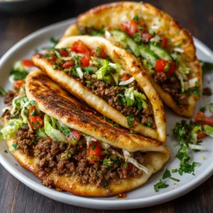 Mediterranean Ground Beef Pita Pockets You’ll Love!