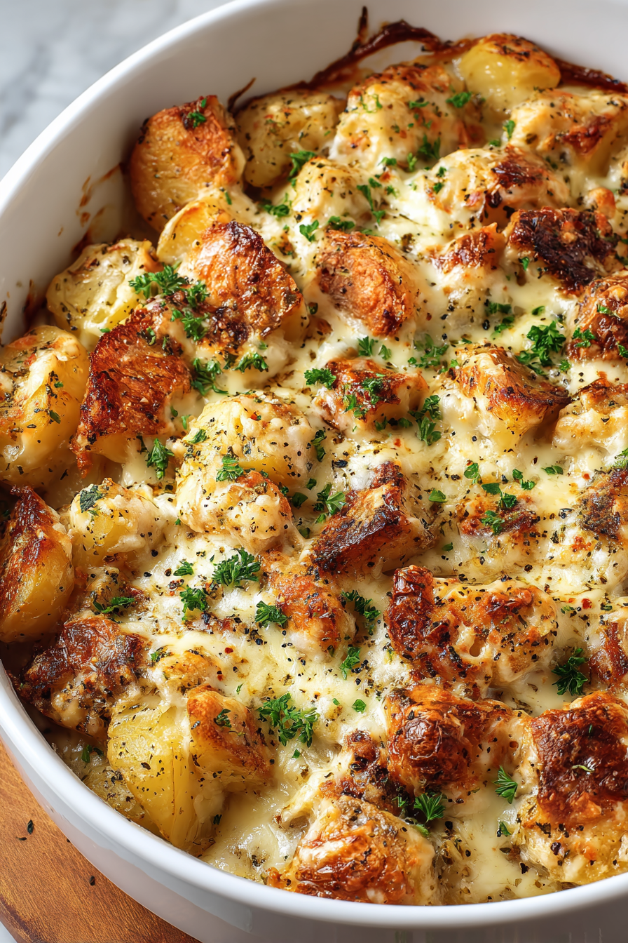 Garlic Parmesan Chicken and Potatoes