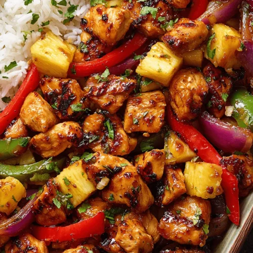 Hawaiian Chicken Sheet Pan
