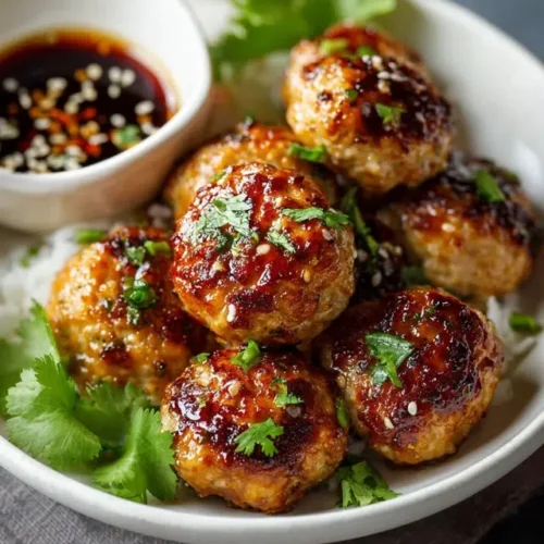 Irresistible Asian Chicken Meatballs