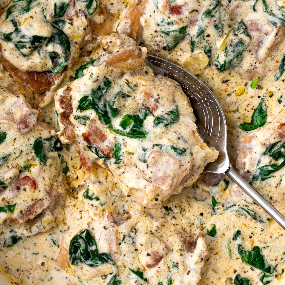 Creamy Garlic Butter Chicken with Spinach