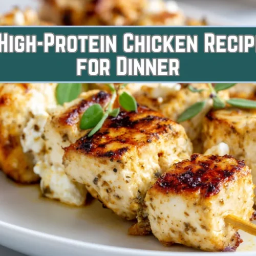 Delicious High-Protein Greek-Style Chicken Skewers