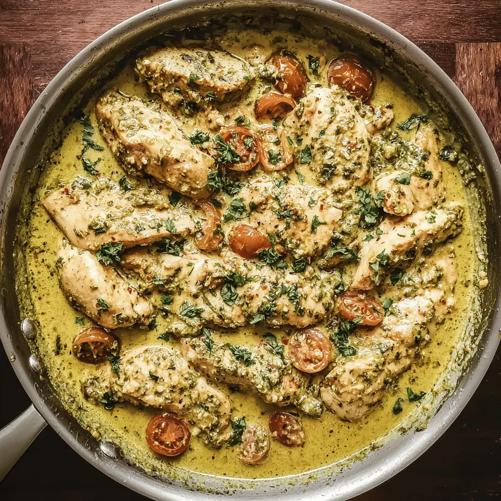 Easy Creamy Pesto Chicken: A Quick and Delicious Dinner