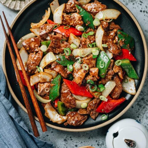 Chicken Liver with Onion and Pepper (爆炒鸡肝)