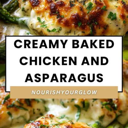 Creamy Baked Chicken and Asparagus