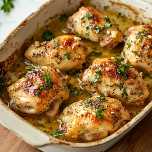 Garlic Butter Baked Chicken Recipe