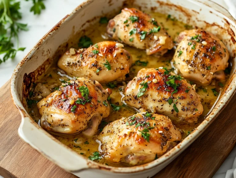 Garlic Butter Baked Chicken Recipe