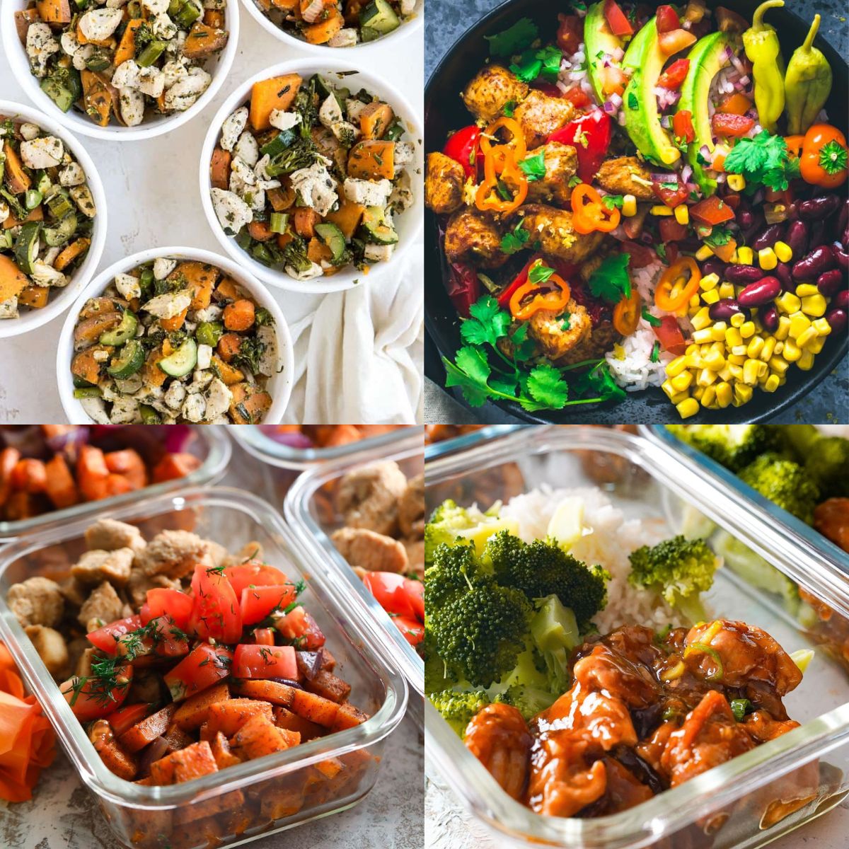 High-Protein Chicken Teriyaki Meal Prep Bowls