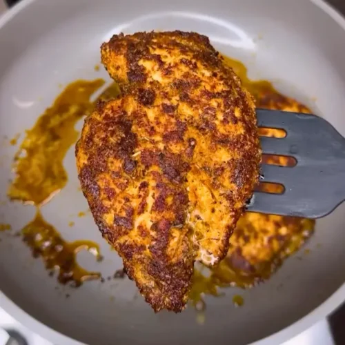 High Protein Creamy Cajun Chicken with Garlic Rice