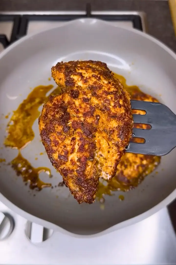 High Protein Creamy Cajun Chicken with Garlic Rice