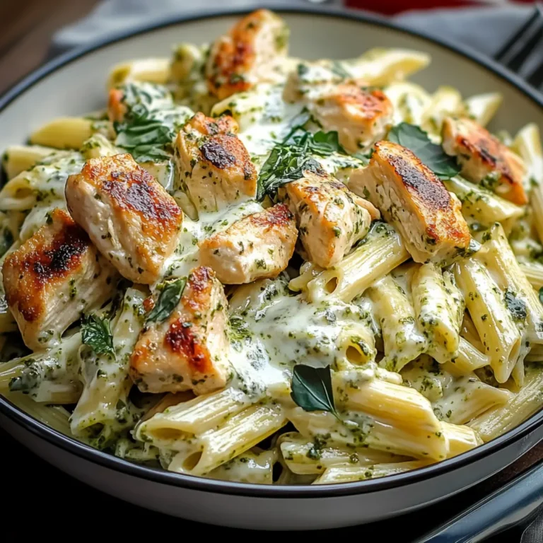 Indulgent Creamy Pesto Chicken Pasta: A Cozy Dinner Delight
