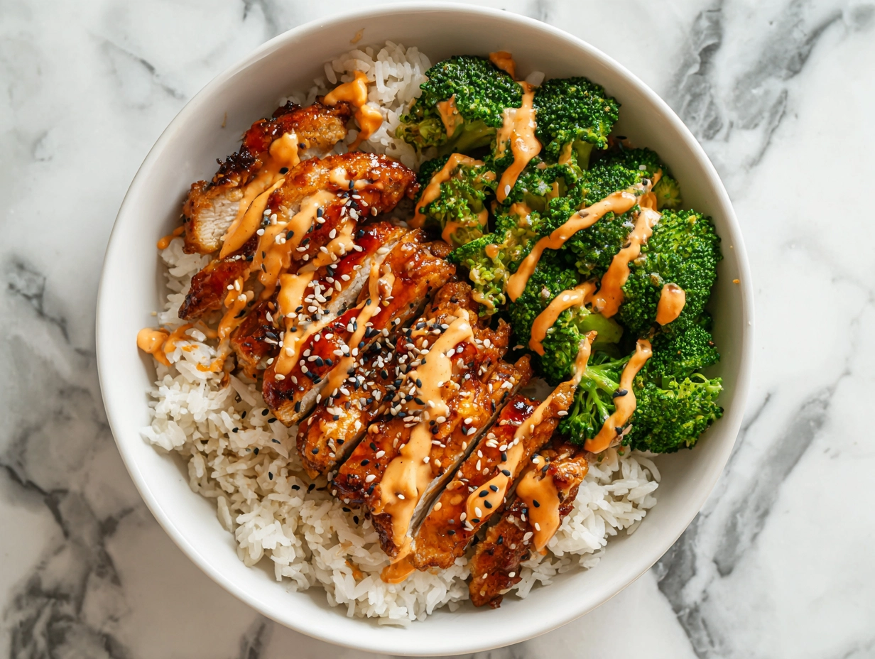 Sticky Chicken Rice Bowls Recipe