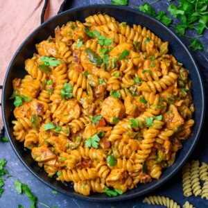 High Protein Chicken Fajita Pasta: A Creamy, Comforting Delight