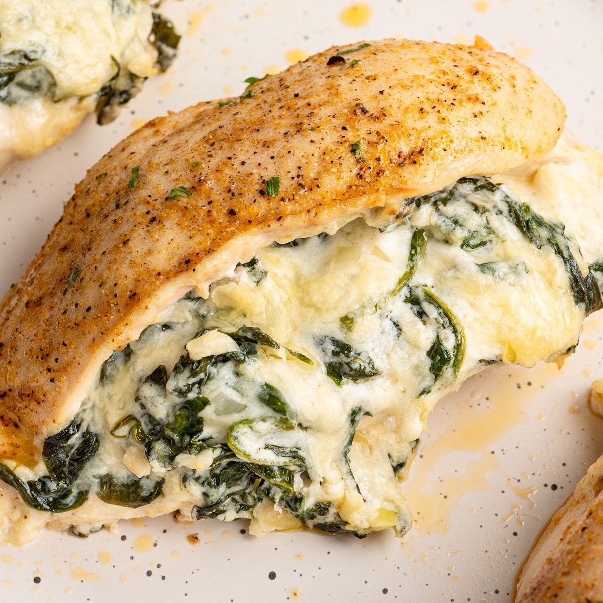 Delicious Spinach Stuffed Chicken Breast