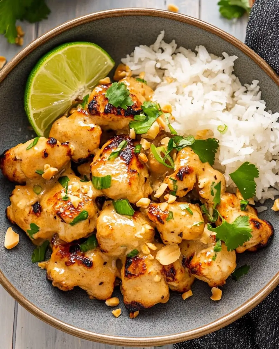 Delicious Thai Peanut Chicken: A Comforting Recipe
