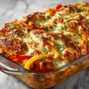 Easy Fajita Casserole