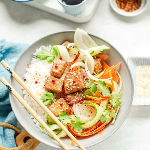 Honey Garlic Chicken Rice Bowl: A Flavorful Meal Prep Option