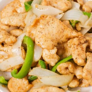 Delicious Black Pepper Chicken: A Quick Chinese Stir-Fry Recipe