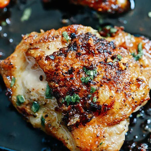 Delicious Garlic Butter Chicken Thighs