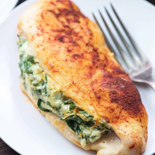 Savory Spinach Stuffed Chicken Breasts