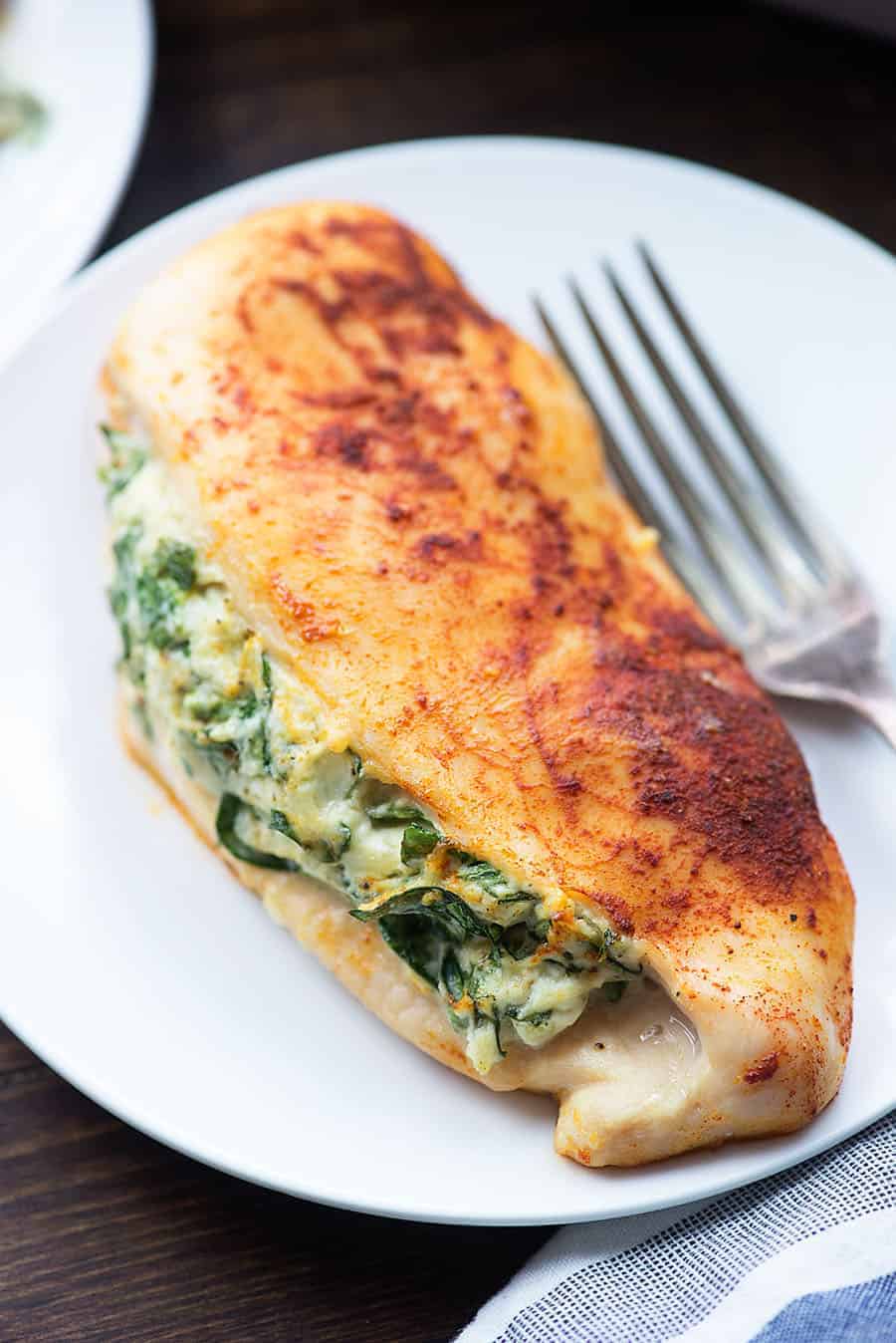 Savory Spinach Stuffed Chicken Breasts