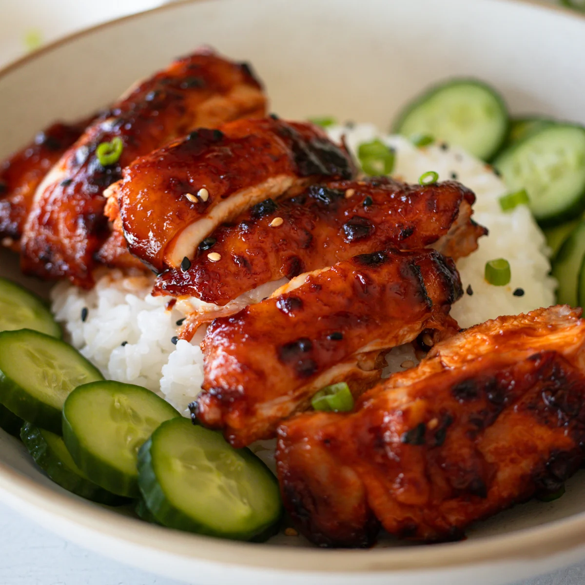 Sticky Honey Gochujang Chicken
