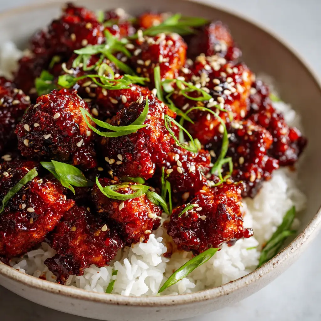 Sticky Korean Gochujang Chicken