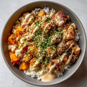 Vibrant Chicken Sweet Potato Bowl (Easy & Healthy)