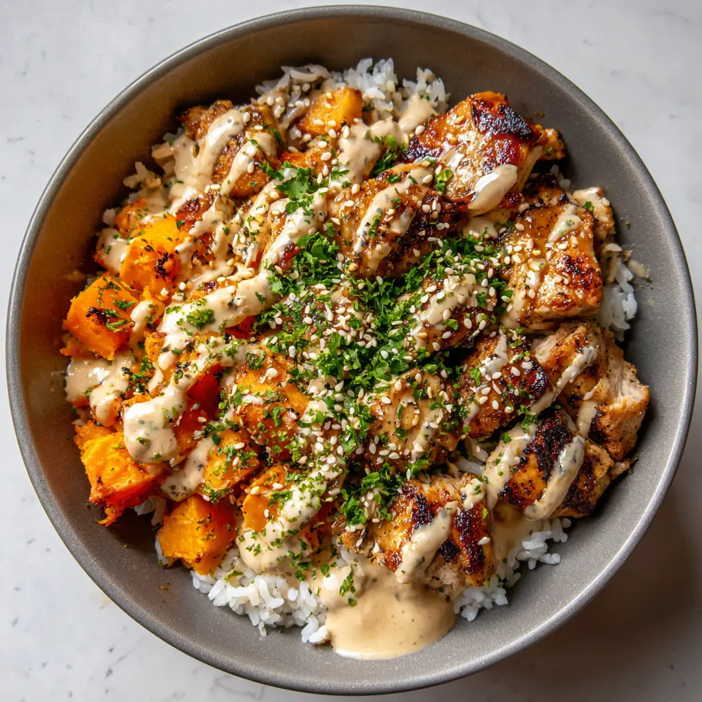 Vibrant Chicken Sweet Potato Bowl (Easy & Healthy)
