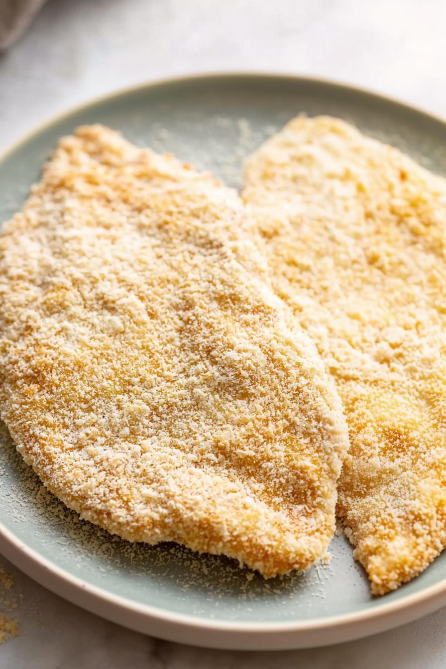 Crispy Mediterranean Chicken Cutlets preparation