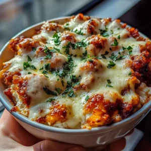 High Protein Chicken Parm Cottage Cheese Bowl You'll Love