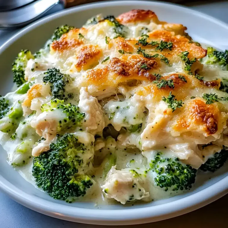 Creamy Keto Chicken Alfredo Broccoli Bake You’ll Love