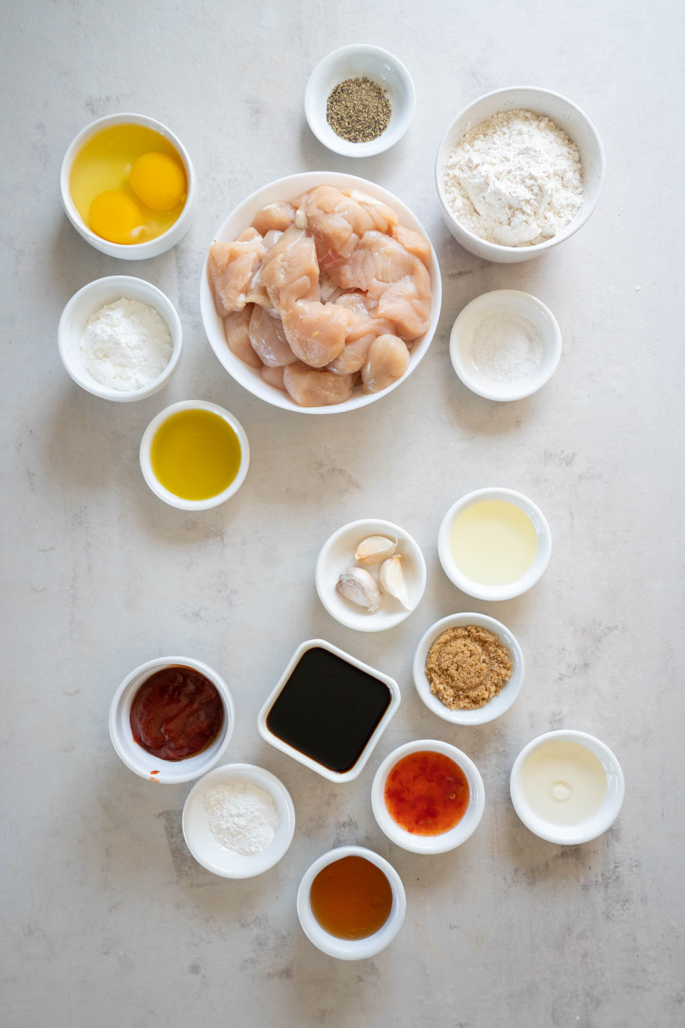 Quick and Delicious Sesame Chicken Recipe ingredients