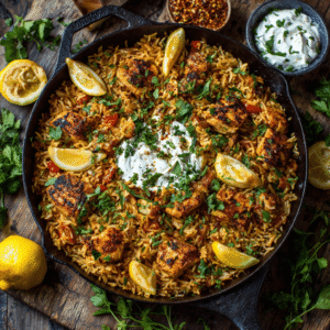 One Pot Chicken Shawarma Rice: Bold Middle Eastern Flavors in a Simple Dinner