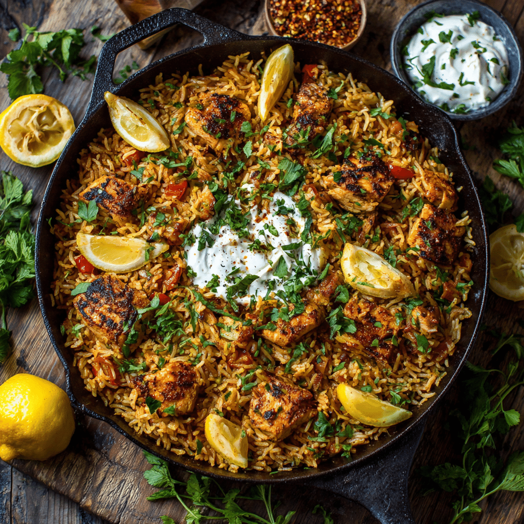 One Pot Chicken Shawarma Rice: Bold Middle Eastern Flavors in a Simple Dinner