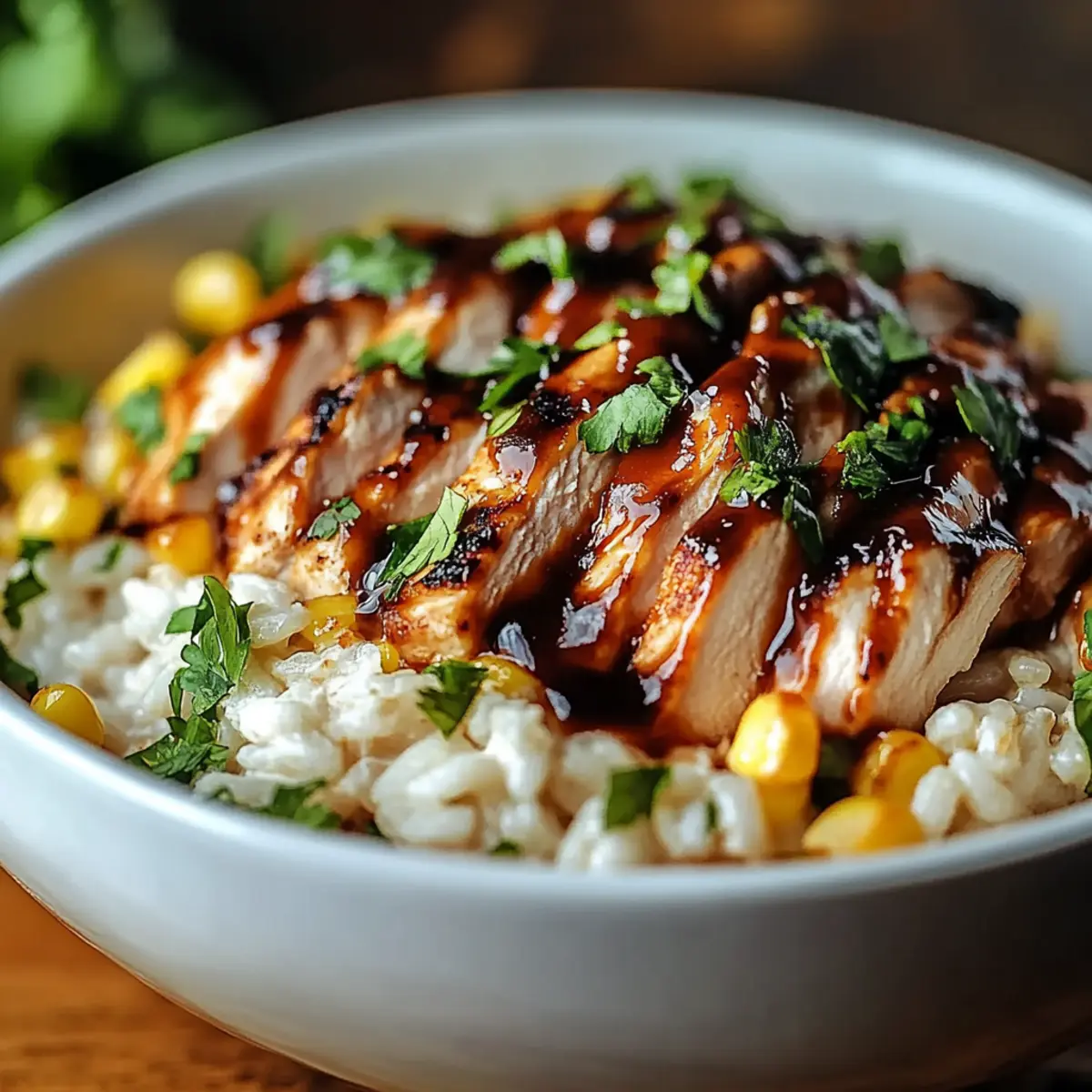 Irresistible High Protein BBQ Ranch Chicken Bowl for Meal Prep